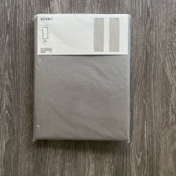 Gray IKEA ViVan Curtains - Picture 4 of 4